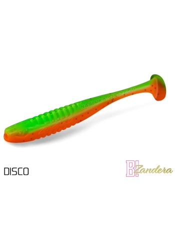 Силиконови примамки Delphin Zandera UVs, 5 бр., цвят Disco