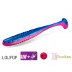 Силиконови примамки Delphin Zandera UVs, 5 бр., цвят Lolipop