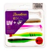 Силиконови примамки Delphin Zandera UVs, 5 бр., Top Mix