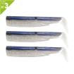 Силиконови примамки Fiiish Black Minnow 120 No3, 3 бр., Electric Blue