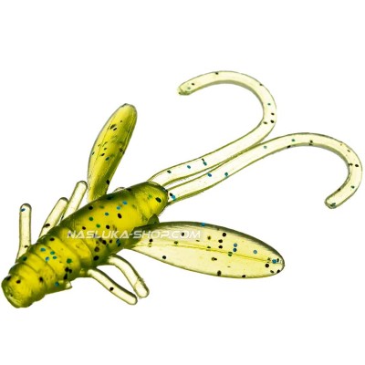 Силиконови примамки Filex Nymph, цвят FF22 Transparent Green, 5 бр.