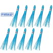 Силиконови октоподи Filstar Shirasu, Blue Glitter, 10 бр.