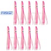 Силиконови октоподи Filstar Shirasu, Pink-Luminous Glitter, 10 бр.
