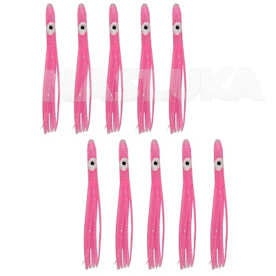 Силиконови октоподи Filstar Shirasu, Pale Pink Glitter, 10 бр.