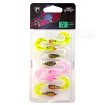 Комплект шадове Fox Rage Micro Grub Tail UV 4 см, Mixed, 8 бр.