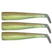 Комплект силиконови тела GT-Bio Roller Shad, Clear Wagasagi