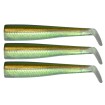 Комплект силиконови тела GT-Bio Roller Shad, Kaki Kamaleo