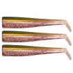 Комплект силиконови тела GT-Bio Roller Shad, Watermelon