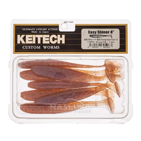 Силиконова примамка Keitech Easy Shiner, цвят LT27S — снимка 2