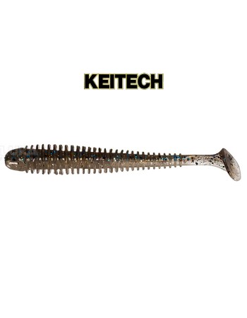 Силиконови примамки в пакет Keitech Swing Impact 8.9 см, 8 бр., цвят 416 Silver Flash Minnow