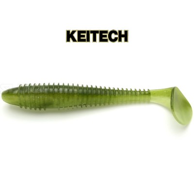 Силиконови примамки в пакет Keitech Swing Impact 7.6 см, 10 бр., цвят 400T Ayu