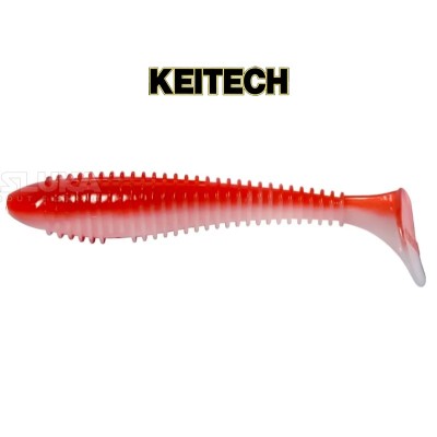 Силиконови примамки в пакет Keitech Swing Impact 7.6 см, 10 бр., цвят LT10T Bloody Ice