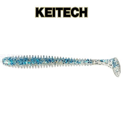 Силиконови примамки в пакет Keitech Swing Impact 10.2 см, 8 бр., цвят LT48 Blue Sardine