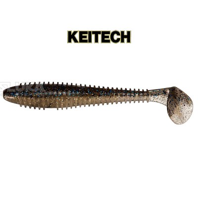 Силиконови примамки в пакет Keitech Swing Impact 5 см, 12 бр., цвят 418T Bluegill Flash