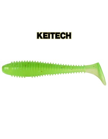 Силиконови примамки в пакет Keitech Swing Impact 5 см, 12 бр., цвят LT41T Electric Chart