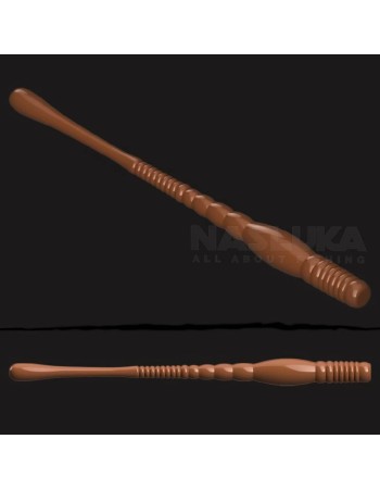 Ароматизирана силиконова примамка Linkor Kiga Cocoa Brown, аромат, Cheese, 8 см, 12 бр.