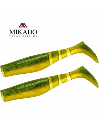 Сет от 2 броя силиконови шадове Mikado Fishunter, Dark Mix, цвят Natural