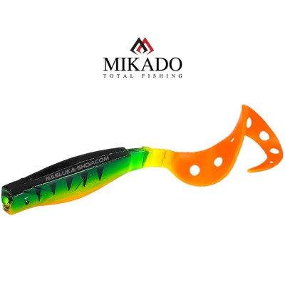 Сет силиконови примамки Mikado Fishunter Magna Mini, цвят 335, 6.5 см, 4 бр.