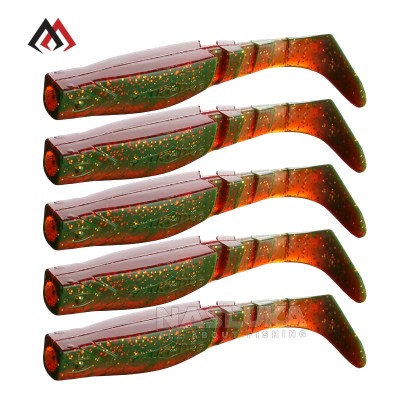 Силиконови примамки Mikado Fishunter 7 см, цвят 13, 5 бр.