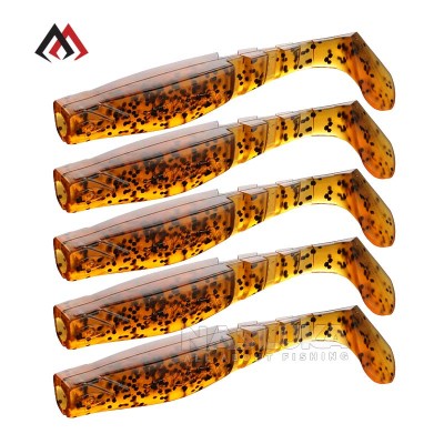 Силиконови примамки Mikado Fishunter 7 см, цвят 36, 5 бр.