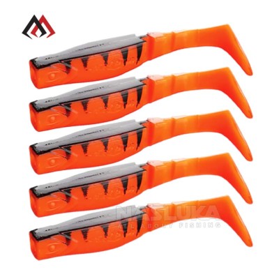 Силиконови примамки Mikado Fishunter 7 см, цвят 56, 5 бр.