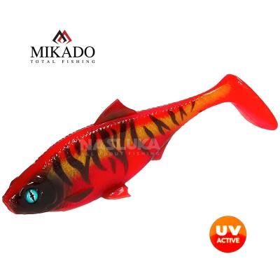 Силиконови шадове Mikado MFT Roach 12 см, 4 бр., цвят Red Roach