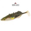 Силиконови шадове Mikado Real Fish Stickleback 5 см, 5 бр., цвят Green Pumpkin