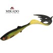 Сет от 4 силиконови примамки Mikado Sicario Pike Tail 8.5 см, цвят Tench