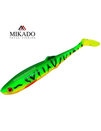 Силиконов шад Mikado Sicario 22 см, цвят Firetiger