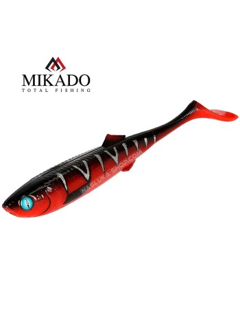 Силиконов шад Mikado Sicario 22 см, цвят Red Tiger