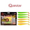 Сет силиконови шадове Quantum Q-Paddler Shad, UV Power, 8 см, 6 бр.