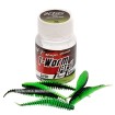 Силиконови ароматизирани примамки Magic Trout T-Worm I-Tail, Neon Green Black