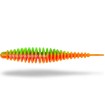 Силиконови ароматизирани примамки Magic Trout T-Worm I-Tail, Neon Green Orange