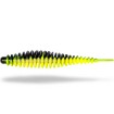 Силиконови ароматизирани примамки Magic Trout T-Worm I-Tail, Neon Yellow Black