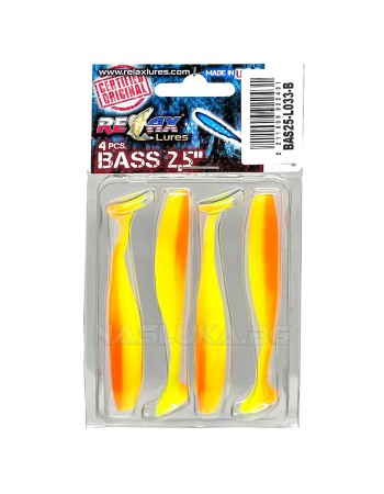 Силиконови примамки Relax Bass 6.5 см, цвят L033, 4 бр.