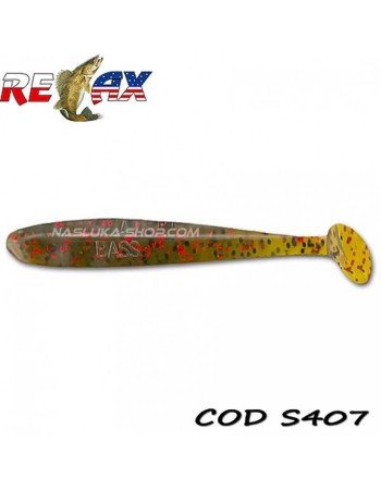 Силиконови примамки Relax Bass 8.5 см, цвят S407, 4 бр.
