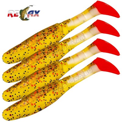 Комплект от 4 бр. силиконови шадове Relax Kopyto BLS4L 10 см, цвят 422