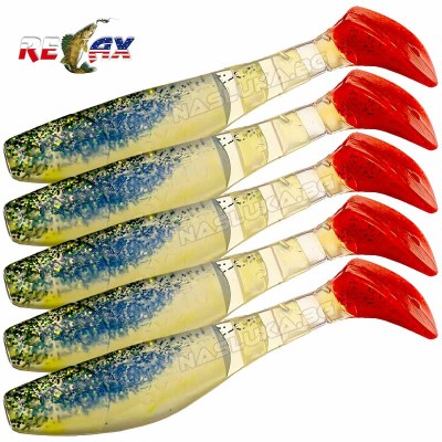 Комплект от 5 бр. силиконови шадове Relax Kopyto BLS3 7.5 см, цвят 127