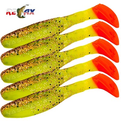 Комплект от 5 бр. силиконови шадове Relax Kopyto BLS3 7.5 см, цвят 157