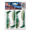 Сет от 4 бр. силиконови шадове Relax Kopyto Laminat Blister 7.5 см, цвят L102