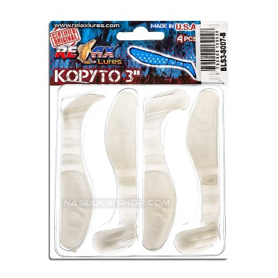 Сет от 4 бр. силиконови шадове Relax Kopyto Standard Blister 7.5 см, цвят S007