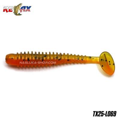 Силиконови примамки Relax Texas Laminat, цвят L069, 6 см, 15 бр.