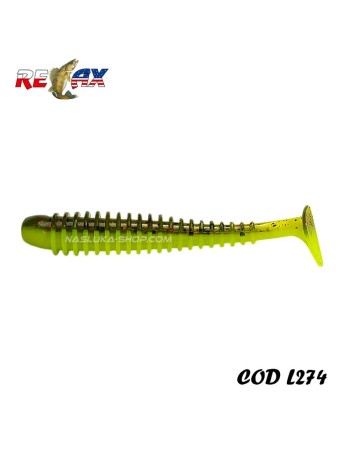 Силиконови примамки Relax Texas Laminat, цвят L274, 6 см, 15 бр.