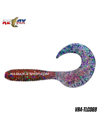 Силиконови туистери Relax Twister Laminat, цвят TLC069, 8 см, 10 бр.