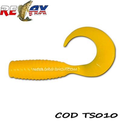 Силиконови примамки Relax Twister Standart, цвят TS010, 4 см, 25 бр.