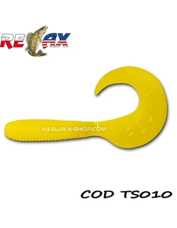 Силиконови примамки Relax Twister Standart, цвят TS010, 6 см, 15 бр.