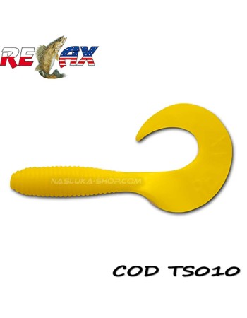 Силиконови примамки Relax Twister Standart, цвят TS010, 8 см, 10 бр.