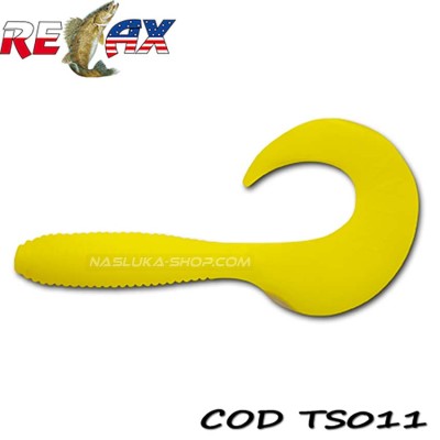 Силиконови примамки Relax Twister Standart, цвят TS011, 8 см, 10 бр.