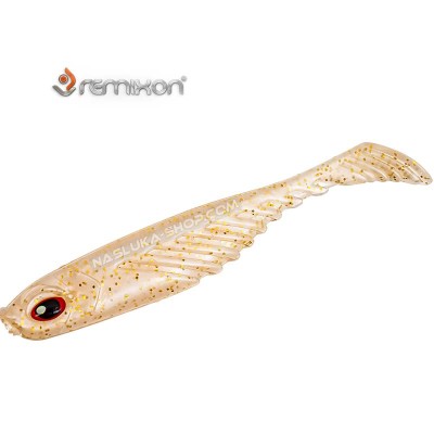 Сет от 5 бр. силиконови шадове Remixon Curvy Shad, цвят 05