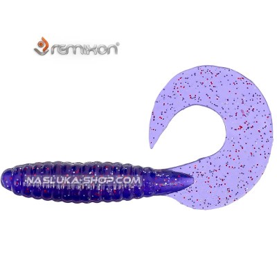 Комплект от 5 бр. туистери Remixon Hit Worm 8.5 см, цвят K101